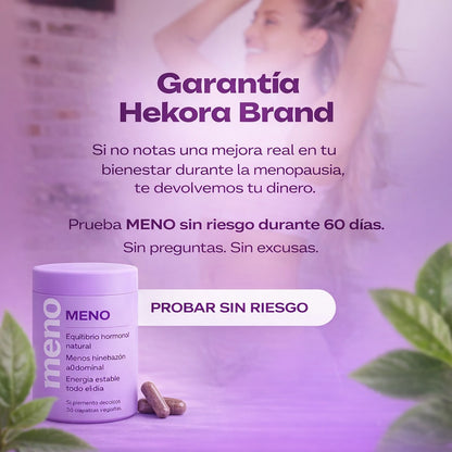 MENO® | Menos Hinchazón y más energía durante la menopausia